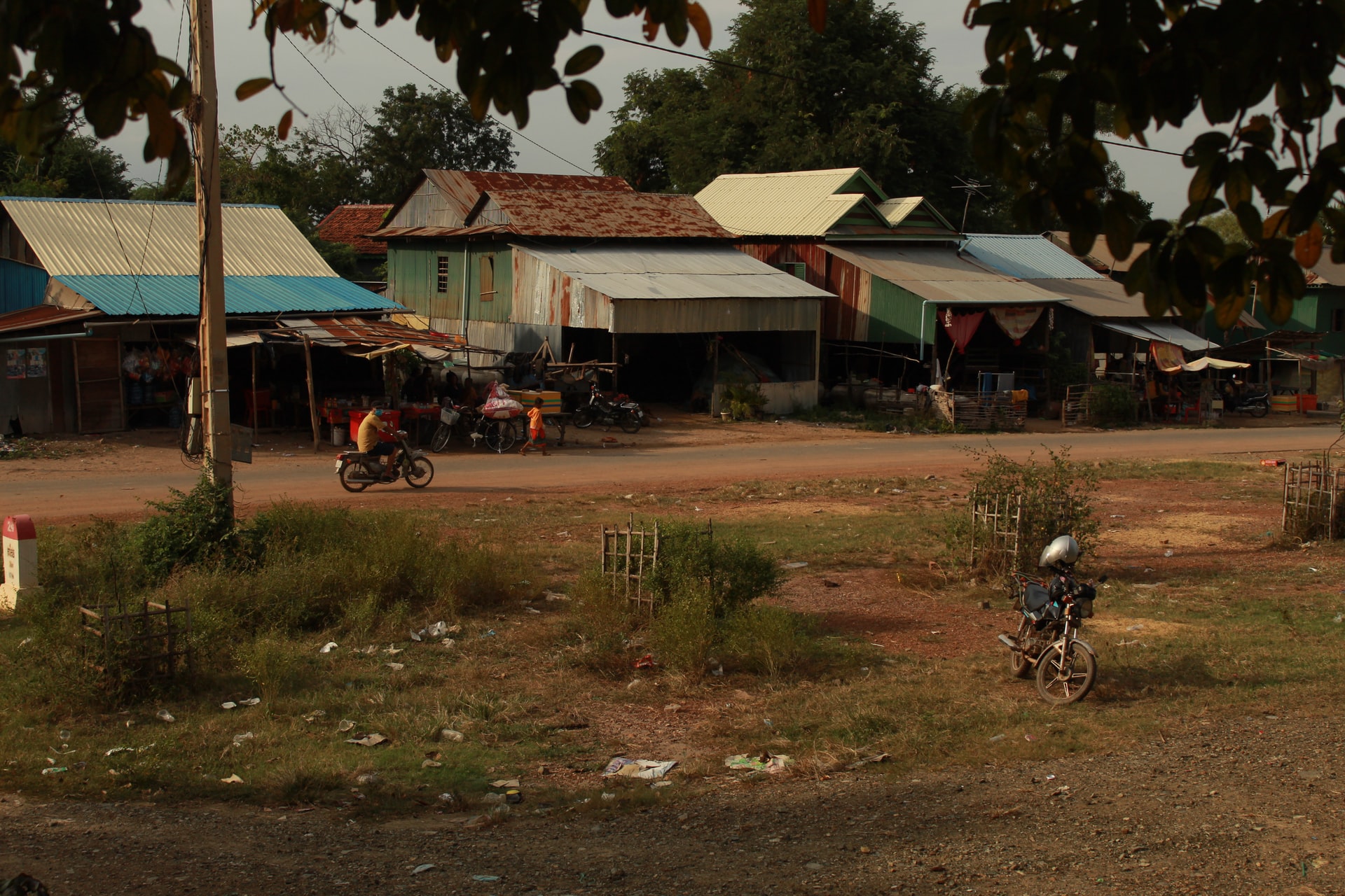 Cambodian village