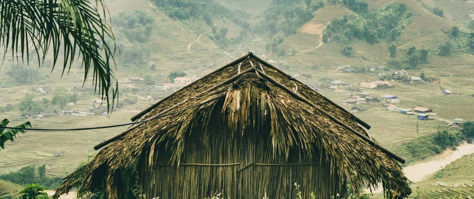 Vietnam village overlook